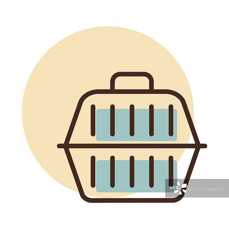 宠物航空箱图标宠物动物标志图片素材