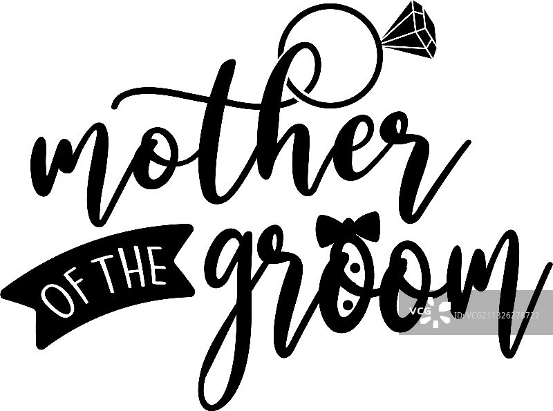 新娘母亲，白色背景图片素材