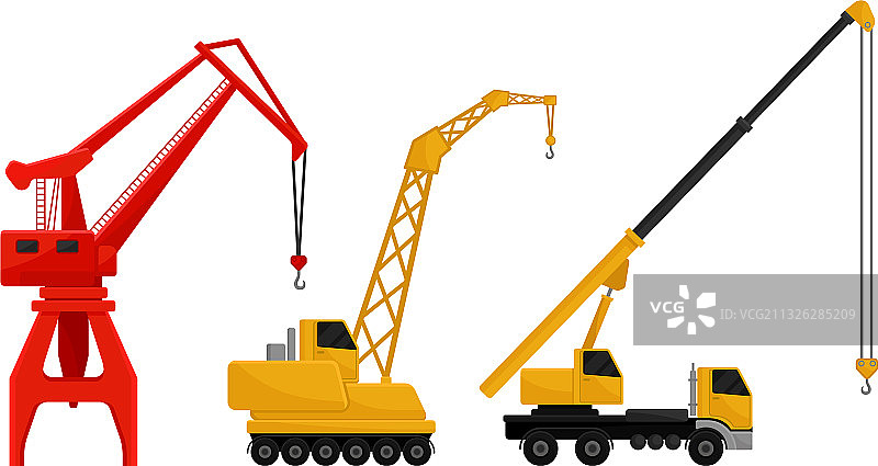 用于升降的起重机图片素材