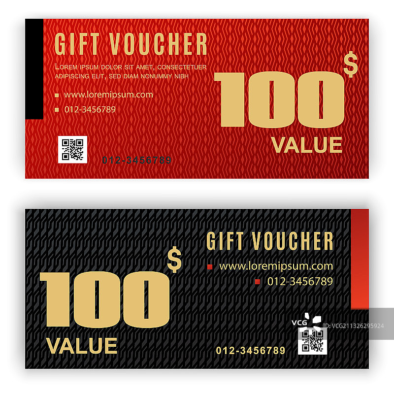 通用礼品券宣传单模板图片素材