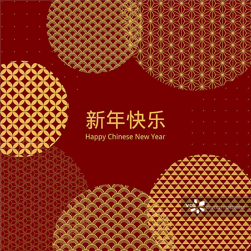 2019中国新年背景图片素材