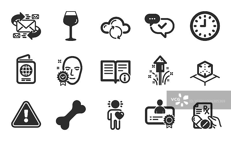 朋友增强现实和狗骨头图标图片素材