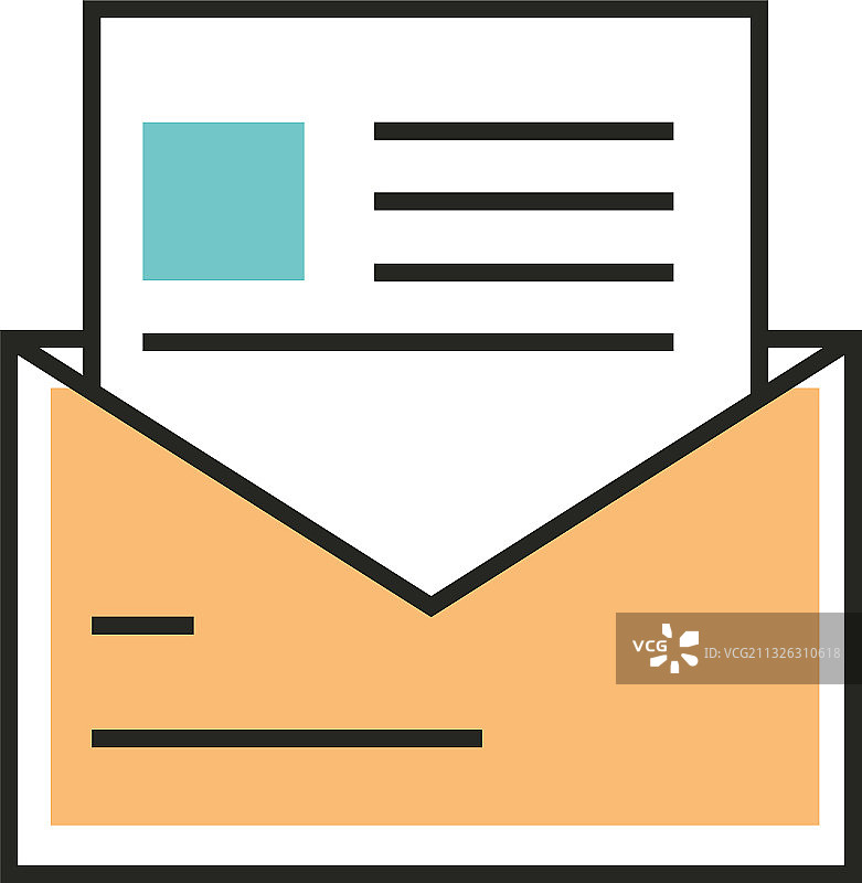 数字营销电子邮件促销消息图片素材