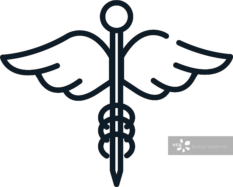 医疗标志线条图标图片素材