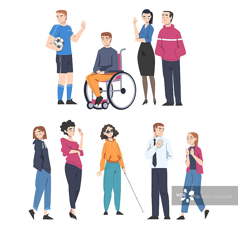 残疾人申请图片素材