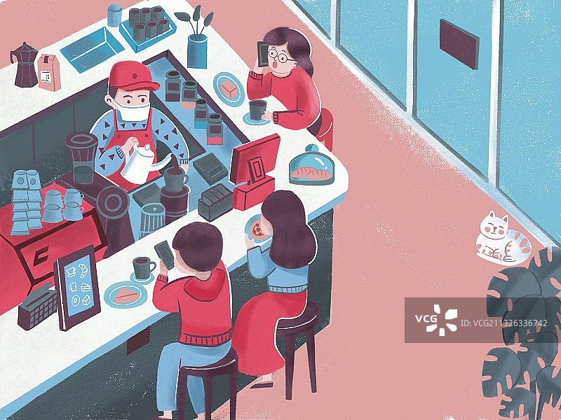 咖啡馆图片素材