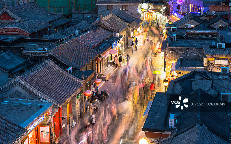 中国，北京，步行街，旅游图片素材