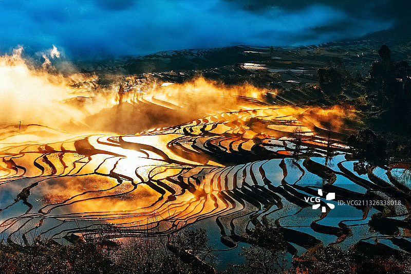 金色田园图片素材