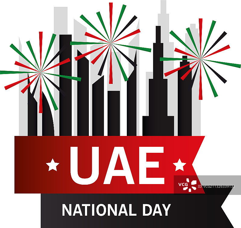 阿联酋国庆日城市建筑设计图片素材