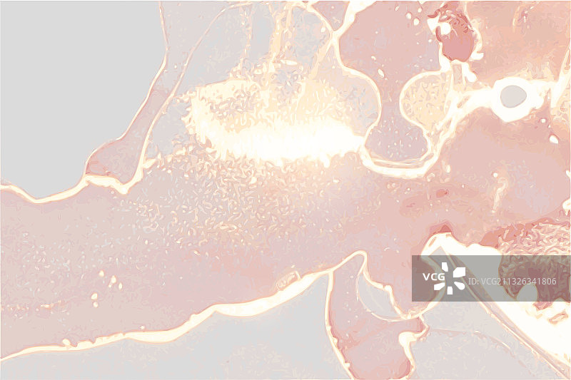 玫瑰珊瑚金色大理石纹理酒精图片素材