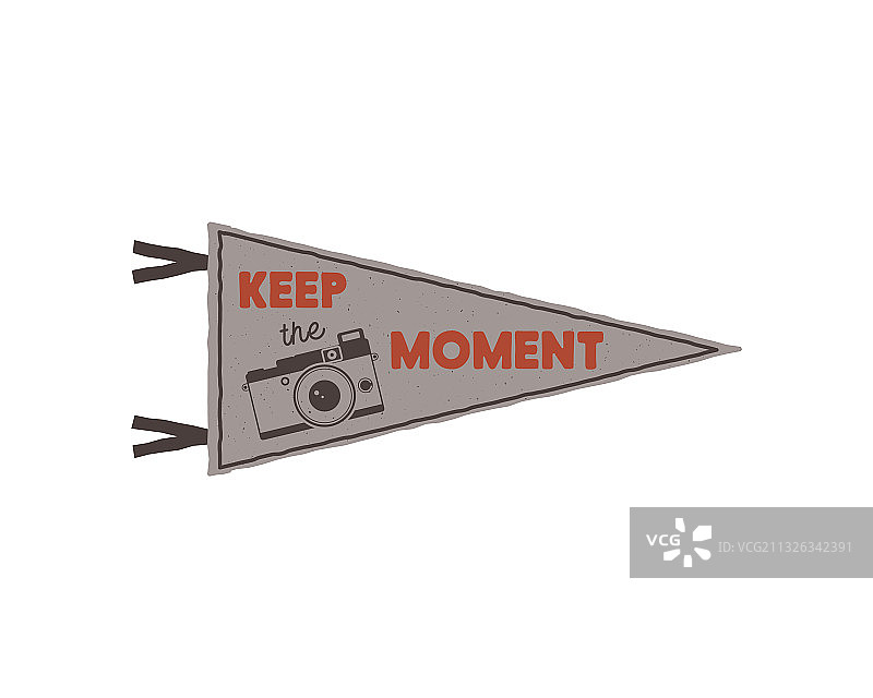 保持瞬间三角旗标志设计图片素材