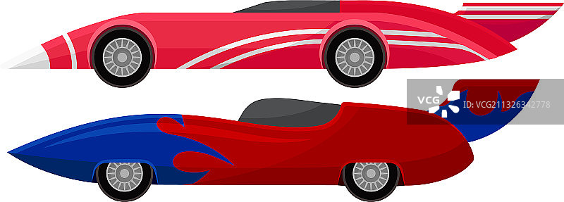 定制赛车运动汽车侧视图图片素材