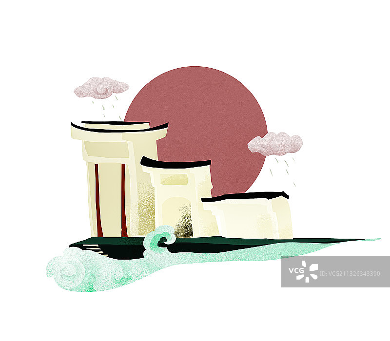 端午节祭奠风景图片素材