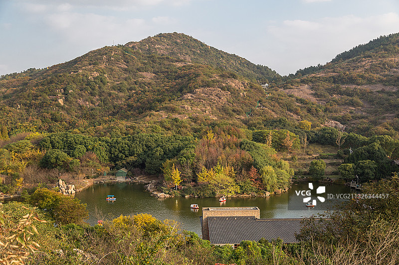中国江苏省苏州市白马涧风光。图片素材
