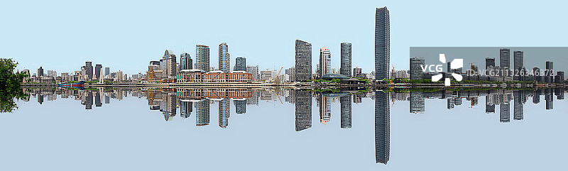 黄浦江-北外滩-江边又一处商务中心正在形成图片素材