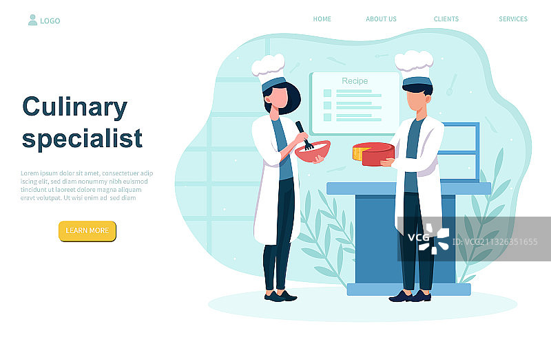 烹饪专家概念图片素材
