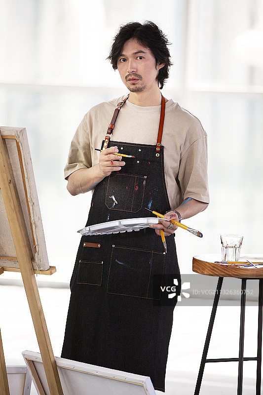 画家肖像图片素材