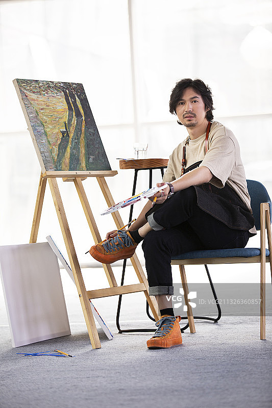 画家肖像图片素材