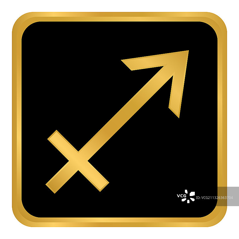 白色背景上的天蝎座符号图片素材