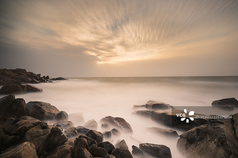 中国广东省揭阳市惠来县客鸟尾图片素材