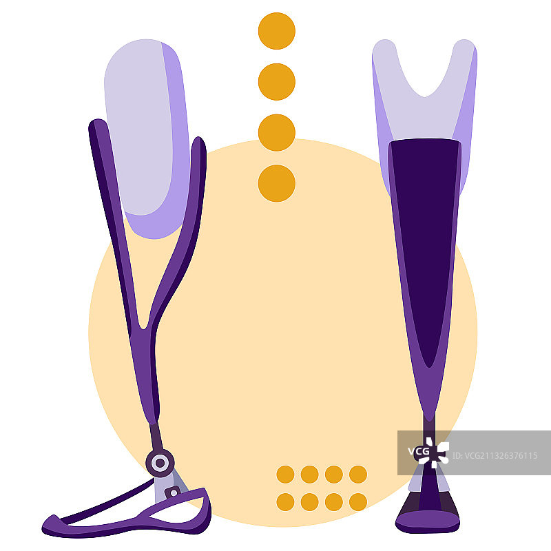 适应性假肢，用于替换身体缺失部分图片素材