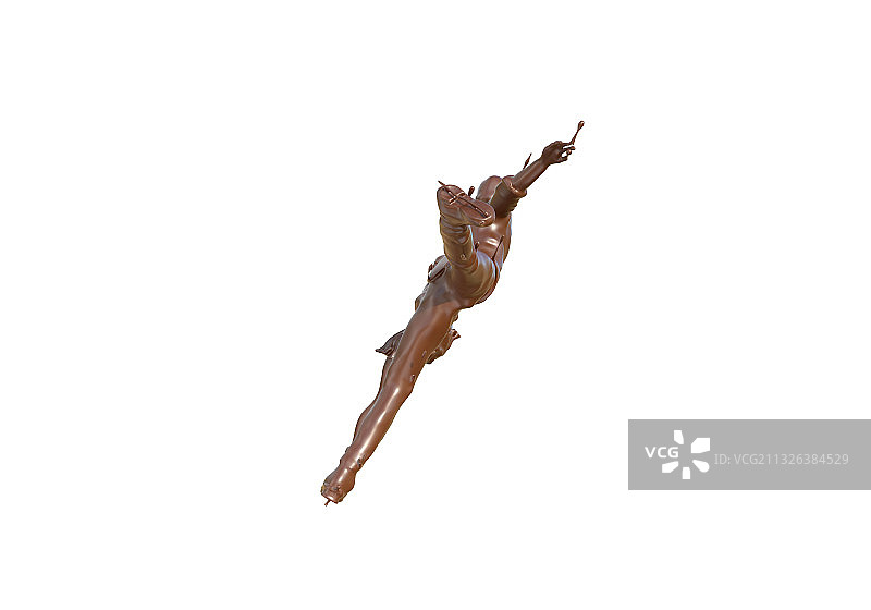 巧克力质感双人花样滑冰图片素材