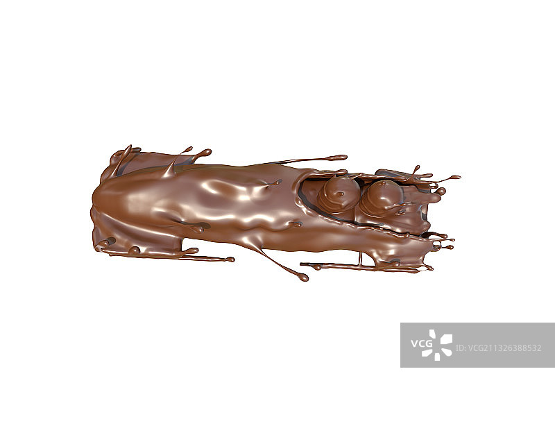 巧克力质感无舵雪车图片素材