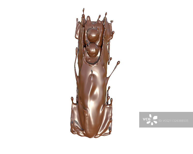 巧克力质感无舵雪车图片素材