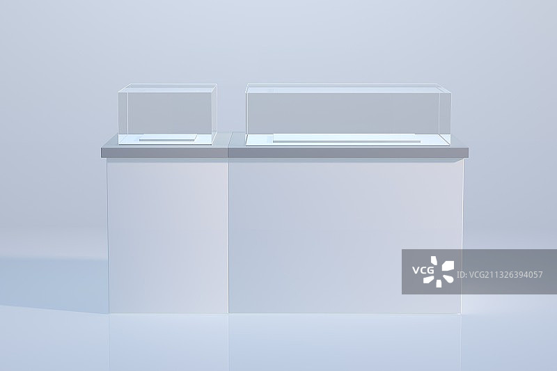 3D渲染的展示柜图片素材