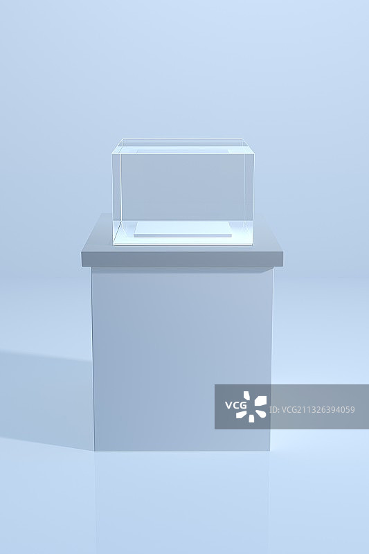3D渲染的展示柜图片素材