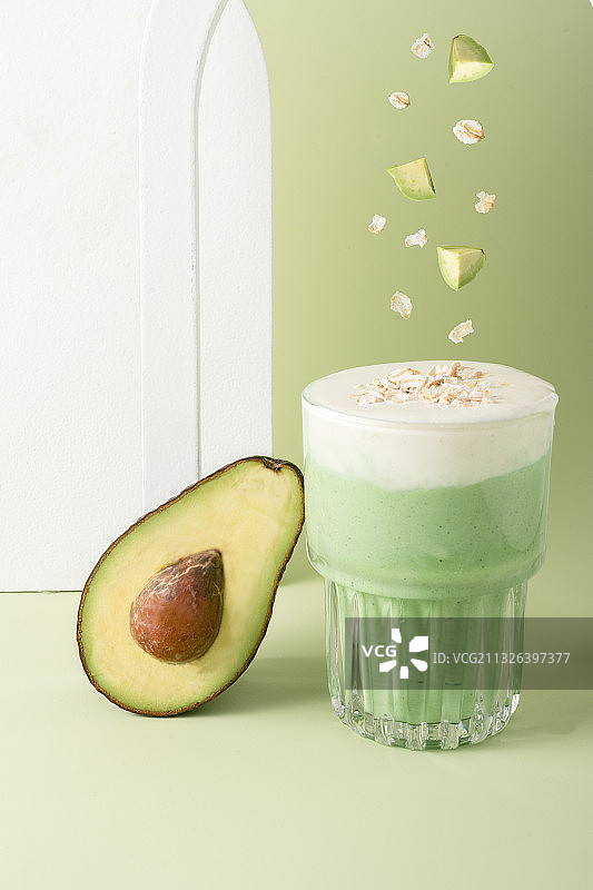 牛油果奶昔图片素材