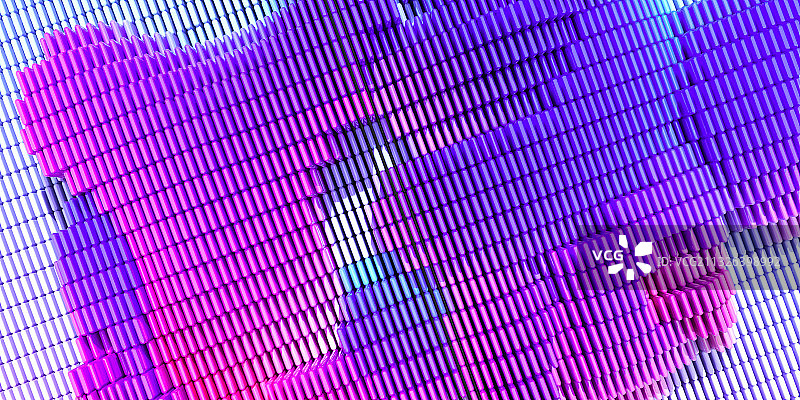 3D抽象高饱和几何背景壁纸图片素材