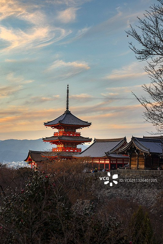 京都清水寺图片素材