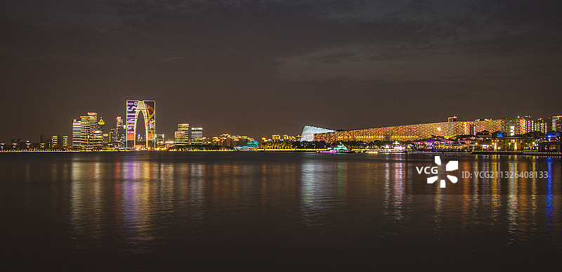 金鸡湖景区-金鸡湖音乐喷泉图片素材