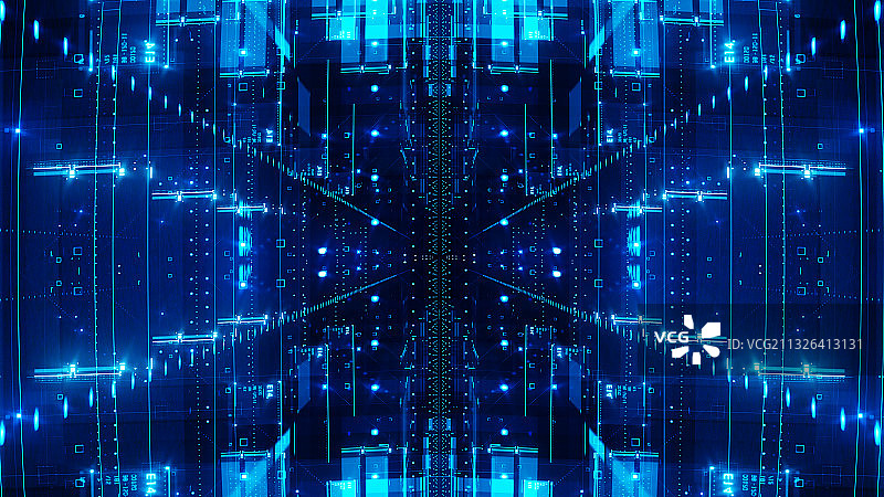蓝色科技场景图片素材