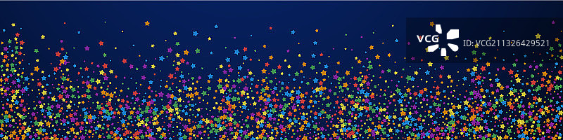 节日庆典五彩纸屑星星背景图片素材