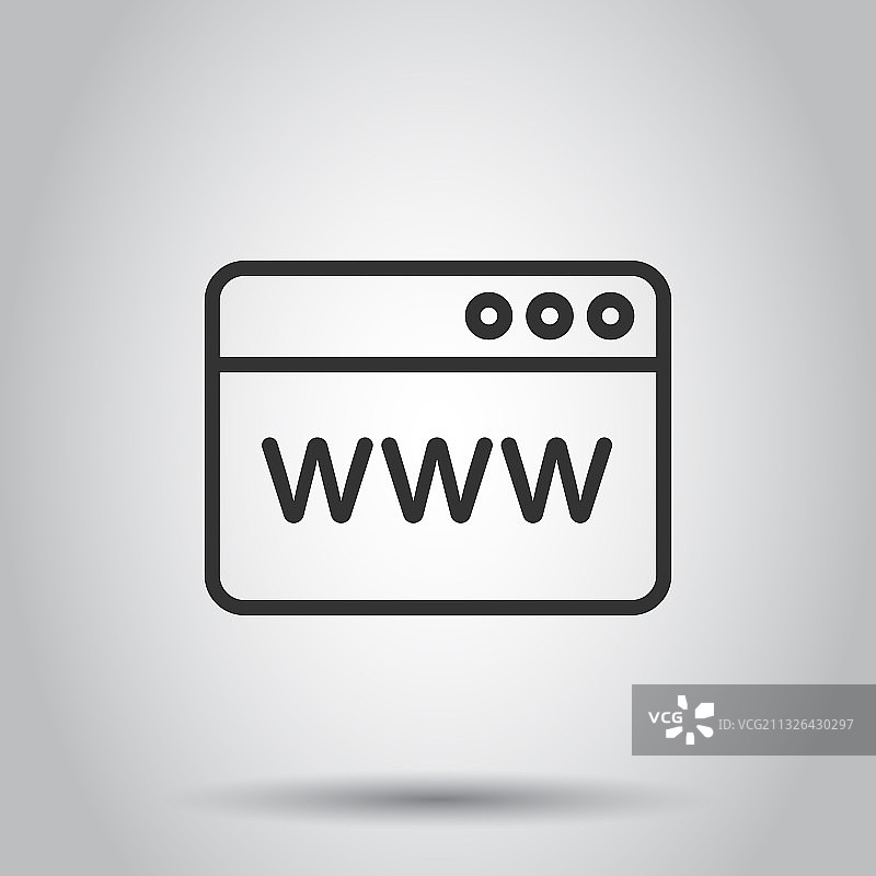 扁平风格网站域名图标图片素材