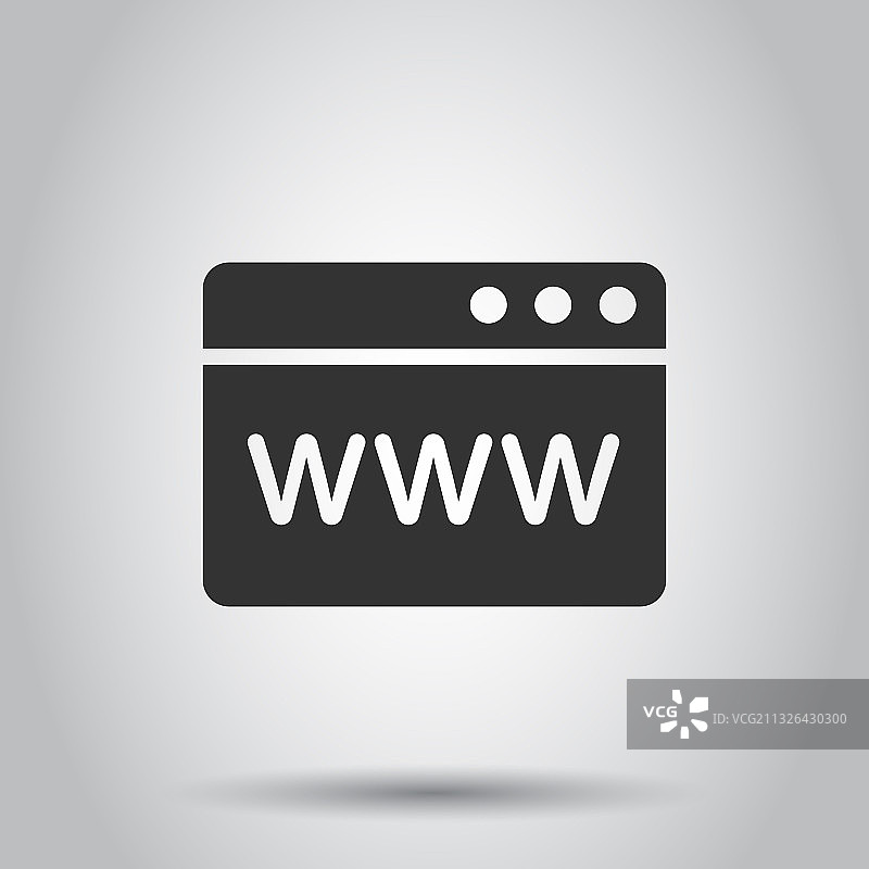 扁平风格网站域名图标图片素材