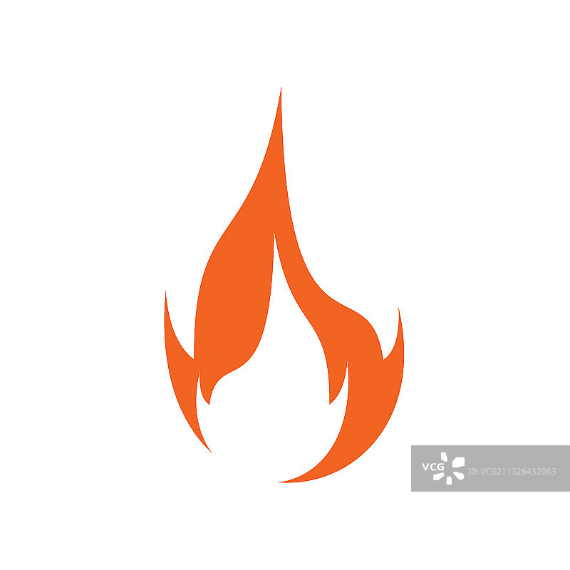 火焰图标标志设计模板图片素材
