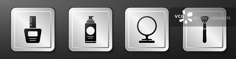 指甲油瓶发胶喷雾罐图片素材