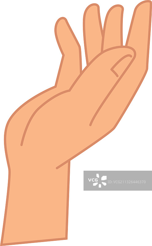 手托举隔离图标图片素材