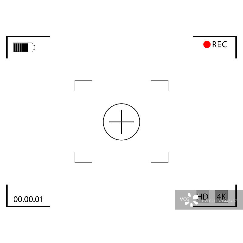 摄像机聚焦屏幕框架图片素材