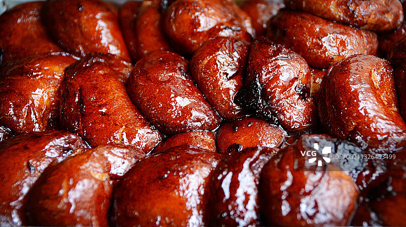 邵阳糖油粑粑，金黄脆嫩，又糯又甜蛮好呷！图片素材