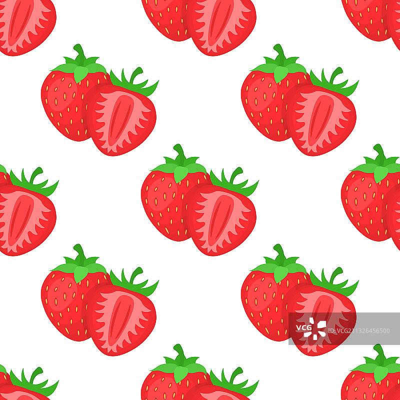 新鲜明亮异国水果无缝图案图片素材