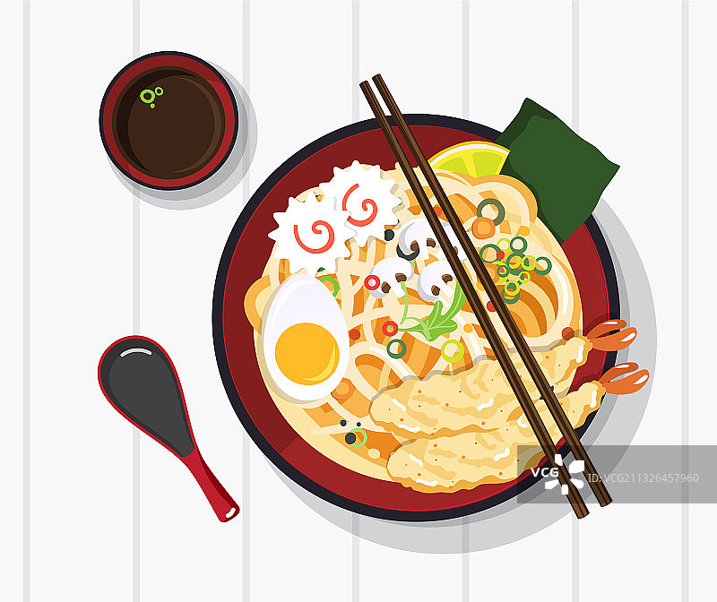 传统中国风味汤面图片素材