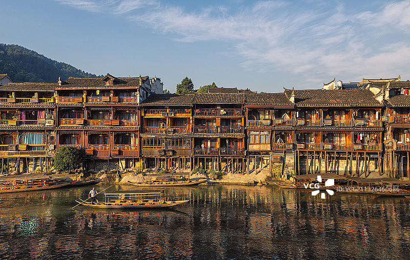 湖南湘西凤凰古城图片素材