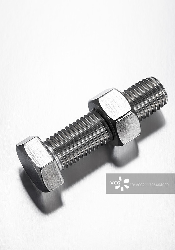 螺母,螺丝,特写,白色背景,金属图片素材