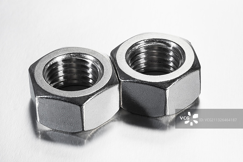 螺母,螺丝,特写,白色背景,金属图片素材