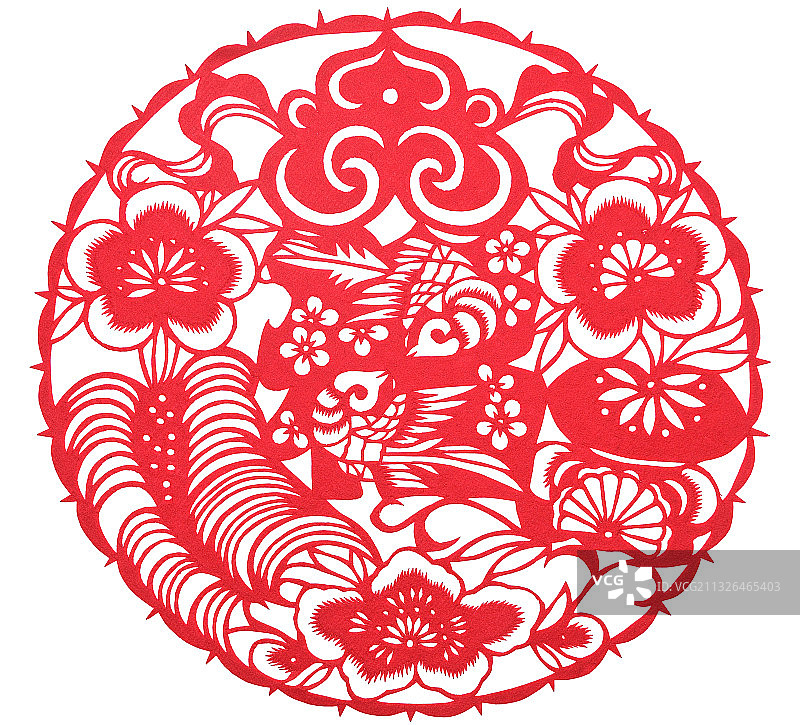 中国传统剪纸图片素材