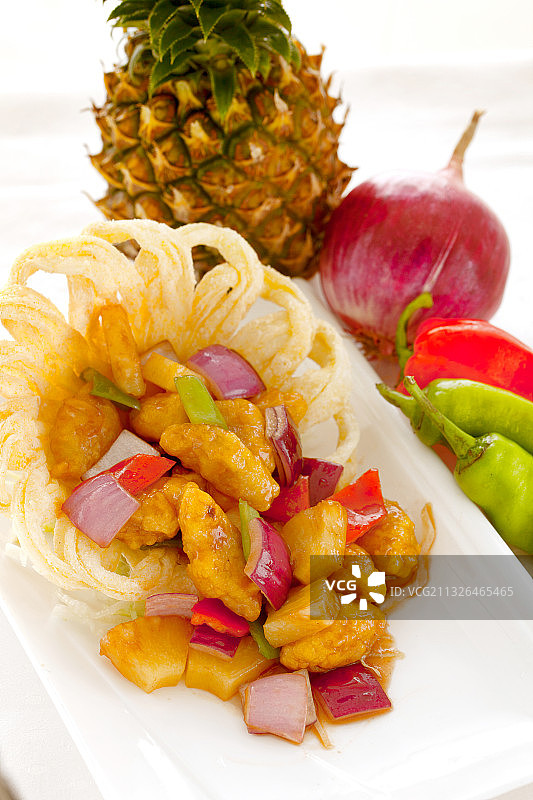 菠萝咕咾肉图片素材